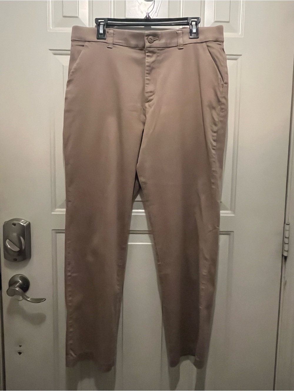 Lee Women's Mid-Rise Straight Leg Pants in Khaki